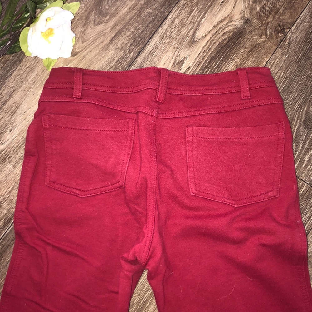 Red Jeggings - Picture 4 of 4